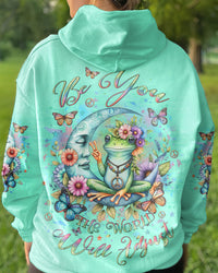 BE YOU THE WORLD WILL ADJUST FROG ALL OVER PRINT - YHLT0712232