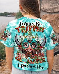 HEIFERS BE TRIPPIN' COW CHRISTMAS ALL OVER PRINT - TLTR0311233