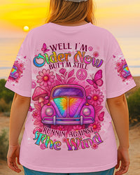 RUNNING AGAINST THE WIND CAR FLOWER ALL OVER PRINT  - TLNT1204253