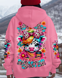 I'M NOT A HOT MESS COW ALL OVER PRINT  - TLTR2507253