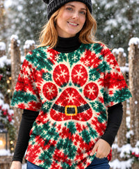 CHRISTMAS PAW EMERALD CRIMSON BURST ALL OVER PRINT - YHHN0810262