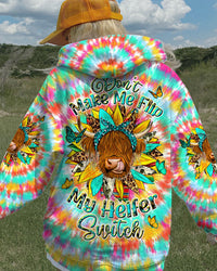 HEIFER SWITCH SUNFLOWER ALL OVER PRINT - TLTW2309231
