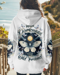 HELLO DARKNESS MY OLD FRIEND BUTTERFLY ALL OVER PRINT  - TLTR2011245
