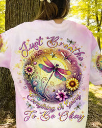 JUST BREATHE DRAGONFLY ALL OVER PRINT - TLNT2607243