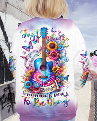 JUST BREATHE GUITAR ALL OVER PRINT - TLTR2011233