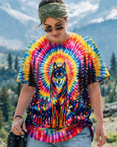 WOLF PACK COLORFUL SWIRL ALL OVER PRINT - TLTW2201261