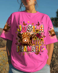 JUST A LITTLE DRAMATIC COW ALL OVER PRINT - TLNT2609252
