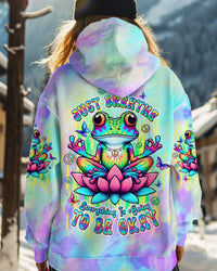 JUST BREATHE FROG TIE DYE ALL OVER PRINT  - TLTW0402251