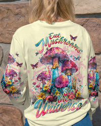 EAT MUSHROOMS SEE THE UNIVERSE ALL OVER PRINT - TLNT0803245