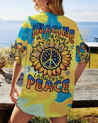 IMAGINE ALL THE PEOPLE LIVING LIFE IN PEACE TIE DYE ALL OVER PRINT - TLTR1306232