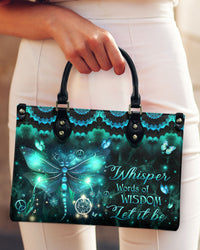 WHISPER WORDS OF WISDOM LEATHER HANDBAG - YHLN2603244