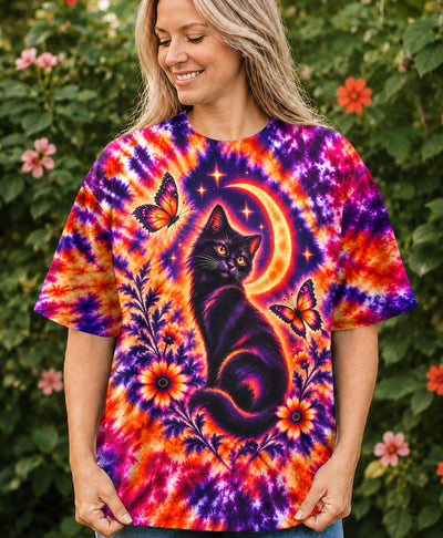 MIDNIGHT CAT MOONBURST ALL OVER PRINT - YHHN0710261