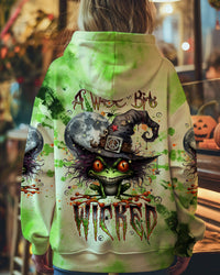 A WEE BIT WICKED FROG WITCH HALLOWEEN ALL OVER PRINT - TLNT1308244