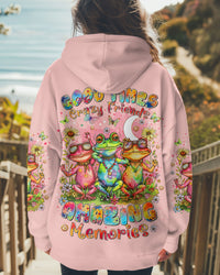 GOOD TIMES CRAZY FRIEND FROG ALL OVER PRINT  - TLTR2510244