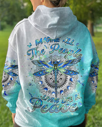 IMAGINE ALL THE PEOPLE LIVING LIFE IN PEACE ALL OVER PRINT - YHHN2902244