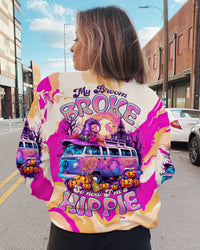 MY BROOM BROKE SO NOW I'M A HIPPIE HALLOWEEN ALL OVER PRINT - TLTR2208231