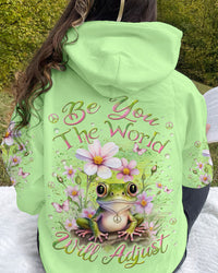 BE YOU THE WORLD WILL ADJUST ALL OVER PRINT - YHLN2111233