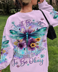 JUST BREATHE DRAGONFLY ALL OVER PRINT - TLNT3010233