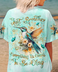 JUST BREATHE BUTTERFLY ALL OVER PRINT - YHLN2307244