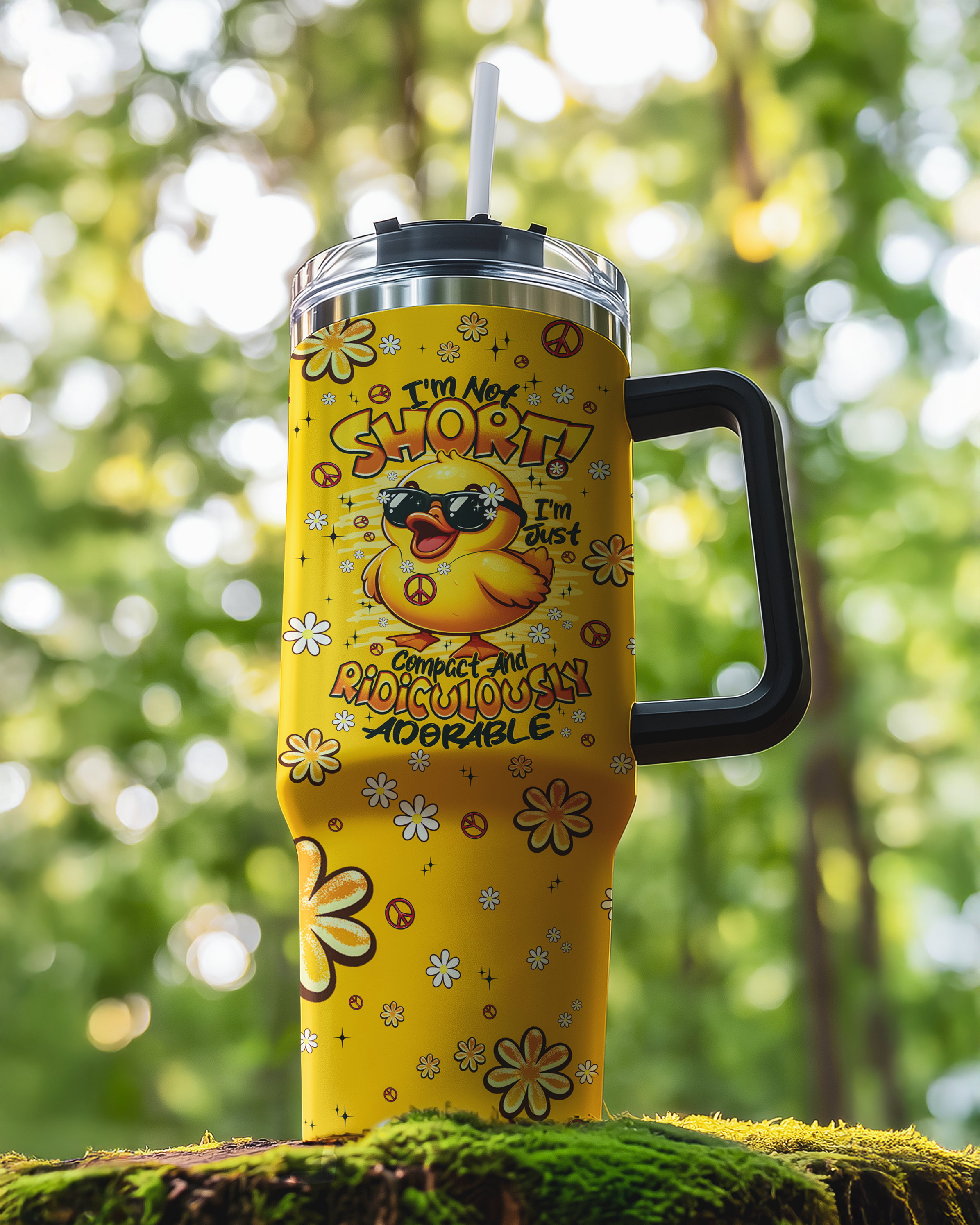 I'M NOT SHORT DUCK HIPPIE TUMBLER - TYPQ0508256