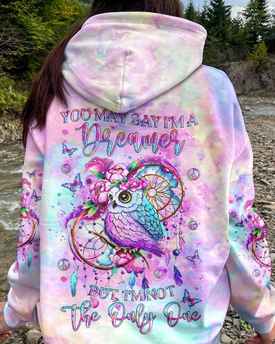 YOU MAY SAY I'M A DREAMER OWL ALL OVER PRINT - YHLT1412232