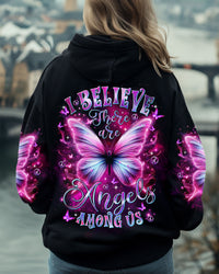 I BELIEVE THERE ARE ANGELS AMONG US BUTTERFLY ALL OVER PRINT  - TLTR2410243