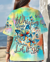 WHISPER WORDS OF WISDOM BUTTERFLY ALL OVER PRINT - TLNT0803253