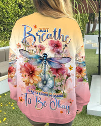 JUST BREATHE DRAGONFLY ALL OVER PRINT - TLNT1011232