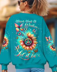 WHISPER WORDS OF WISDOM SUNFLOWER ALL OVER PRINT - TLTW2110231