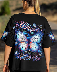 WHISPER WORDS OF WISDOM LET IT BE BUTTERFLY ALL OVER PRINT - TLNT0204253
