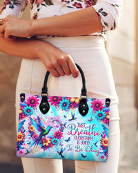 JUST BREATHE HUMMINGBIRD LEATHER HANDBAG - TLNT0506245
