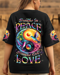 BREATHE IN PEACE YINYANG HUMMINGBIRDS ALL OVER PRINT - YHLN1903252