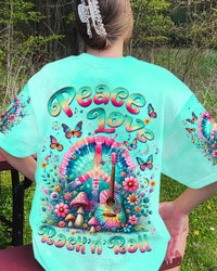 PEACE LOVE ROCK'N ROLL ALL OVER PRINT - TLTW0406244