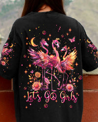 LET'S GO GIRLS FLAMINGO ALL OVER PRINT - TLNT0104245