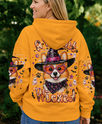A WEE BIT WICKED CORGI DOG HALLOWEEN ALL OVER PRINT - TLHN1708267