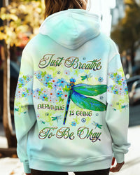 JUST BREATHE DRAGONFLY ALL OVER PRINT  - TLNT1010243