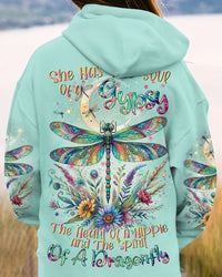 SPIRIT OF A DRAGONFLY FLORAL ALL OVER PRINT - TLTR2411232