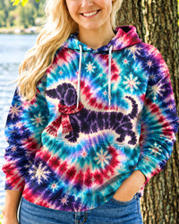 DACHSHUND FROSTY AURORA SWIRL CHRISTMAS ALL OVER PRINT - YHHN1510262