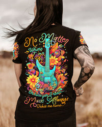 NO MATTER WHERE I GO GUITAR ALL OVER PRINT - TLTR0206231