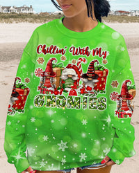 CHILLIN WITH MY GNOMIES CHRISTMAS ALL OVER PRINT - TLTR0611234