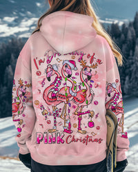 PINK CHRISTMAS FLAMINGO ALL OVER PRINT - TLTR1110243