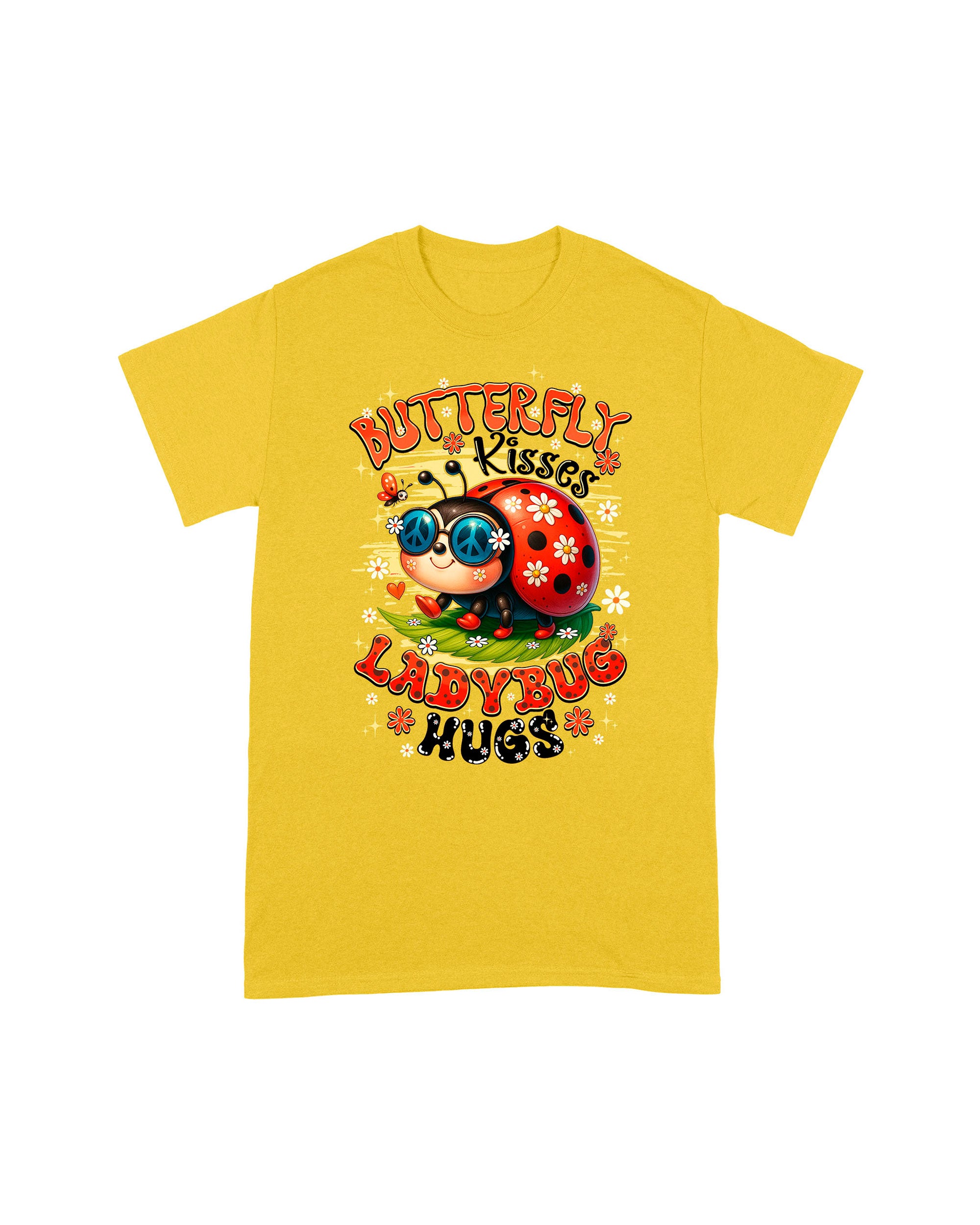BUTTERFLY KISSES AND LADYBUG COTTON SHIRT - TYQY2306255