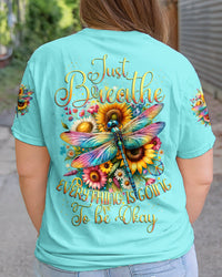 JUST BREATHE DRAGONFLY ALL OVER PRINT - TYTD3010231