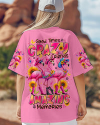 GOOD TIMES CRAZY FRIEND FLAMINGO ALL OVER PRINT - TLTR1305254