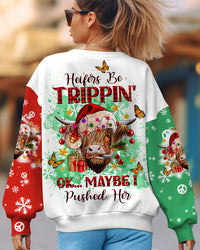 HEIFERS BE TRIPPIN' COW CHRISTMAS ALL OVER PRINT - TLTW1309231