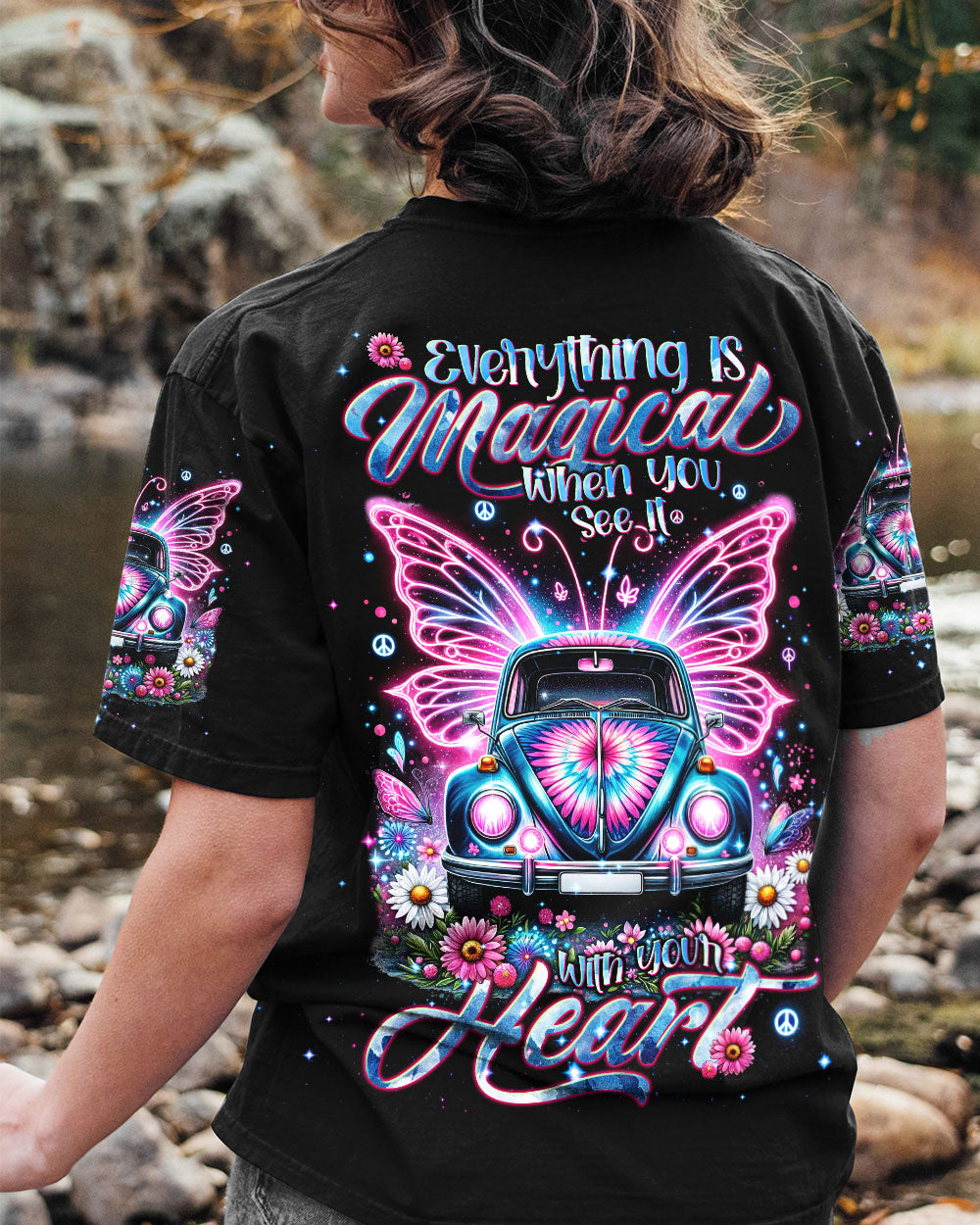 EVERYTHING IS MAGICAL WHEN YOU SEE IT CAR WINGS ALL OVER PRINT - TLNT1912233