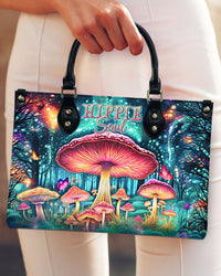 HIPPIE SOUL MAGIC MUSHROOM LEATHER HANDBAG - YHLN2905241