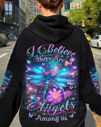 I BELIEVE THERE ARE ANGELS AMONG US DRAGONFLY ALL OVER PRINT - YHLT1902242