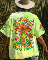 YOU ARE ENOUGH JUST AS YOU ARE FROG ALL OVER PRINT - TLTW1606251