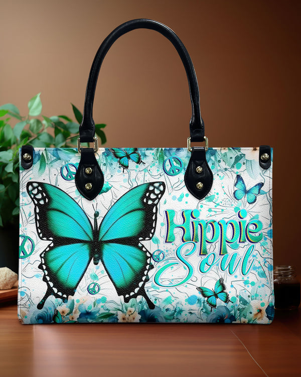 HIPPIE SOUL BUTTERFLY LEATHER HANDBAG - YHHN2407244